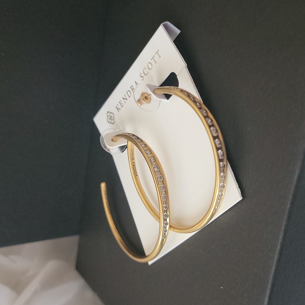 KENDRA SCOTT Opened Hoop Earrings